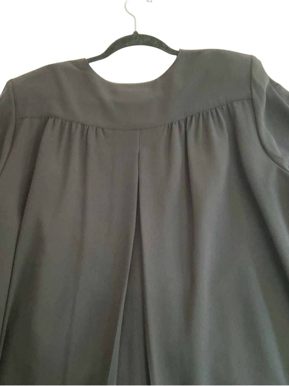 Drapers & Damon's semi formal Dress 22W Black Lined Midi Flowy evening NWT - Picture 11 of 14